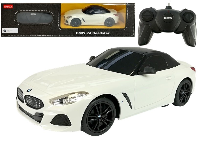 Elektrické autíčko R/C BMW Z4 Roadster Rastar 1:24 Biele