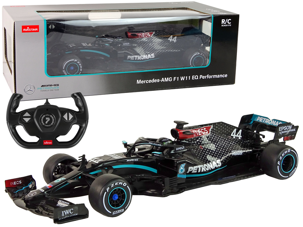 Elektrické autíčko R/C Závodné Mercedes-AMG F1 1:12