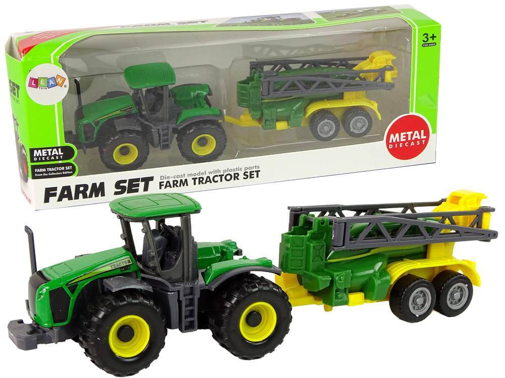 mamido Elektrické autíčko Roľnícky traktor s rozprašovačom Zelený