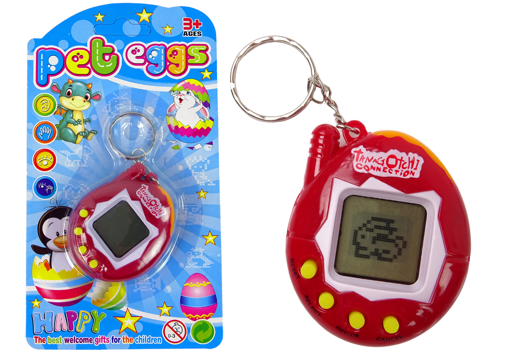 mamido Hra Elektronické Zvieratko Tamagotchi Červené