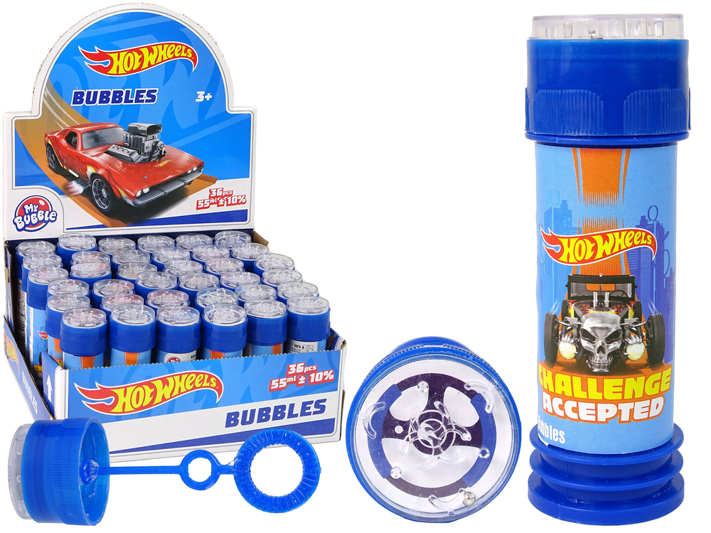 mamido Mydlé Bublinky Hot Wheels 55ml Môj Bublifuk Modré