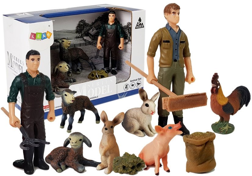 mamido Sada Figuriniek Farma Domáce Zvieratá Roľník