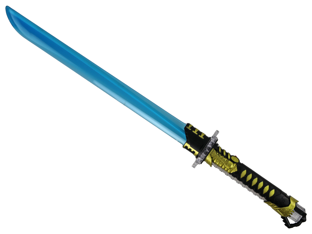 mamido Svietiaci samurajský meč pre deti na batérie modrý bitka zbraň