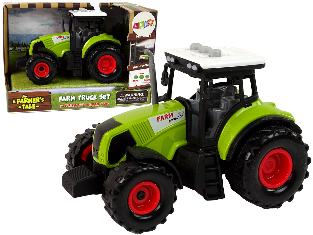 mamido Zelený farmársky traktor pre deti - Elektrické autíčko