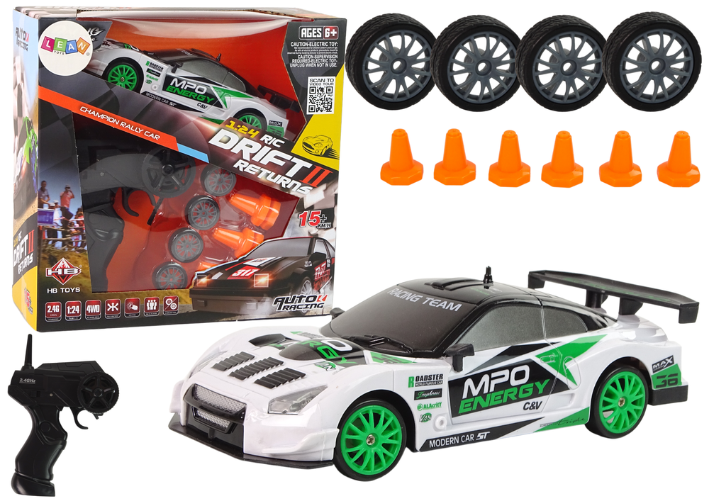mamido Športové auto Drift na diaľkové ovládanie RC 1:24