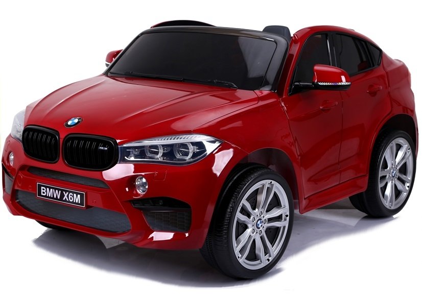 mamido Elektrické autíčko BMW X6 M dvojmiestne XXL lakované červené