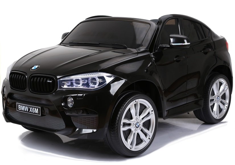 mamido Elektrické autíčko BMW X6 M dvojmiestne XXL lakované čierne