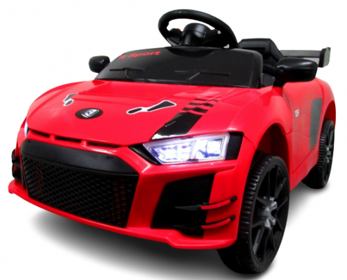 mamido Elektrické autíčko Cabrio A1 v červenej farbe s funkciou hojdania a ovládaním pilotom