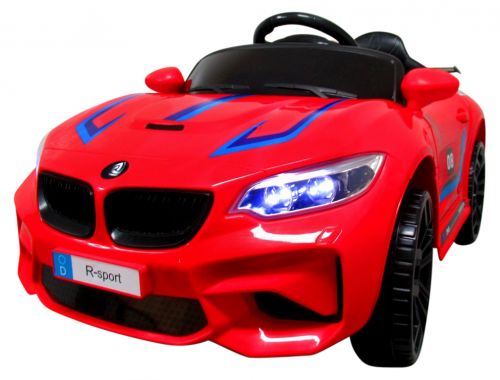 mamido Elektrické autíčko Cabrio B6 v červenom prevedení pre detskú zábavu