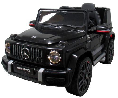 mamido Elektrické autíčko Mercedes G63 s čiernym EVA penovým kolesom a mäkkou sedačkou, licencované