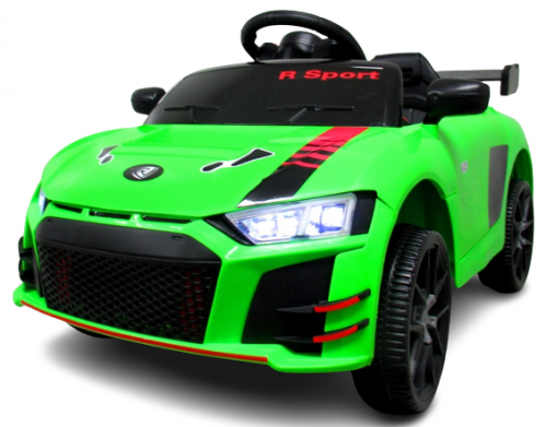 mamido Elektrické kabriolet A1 v zelenom prevedení s funkciou hojdania a diaľkovým ovládaním