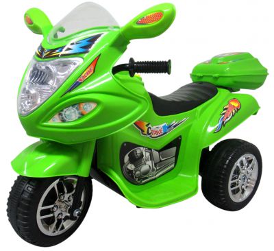 mamido Elektrická motorka M1 v zelenej farbe, ideálna pre malého motorkára