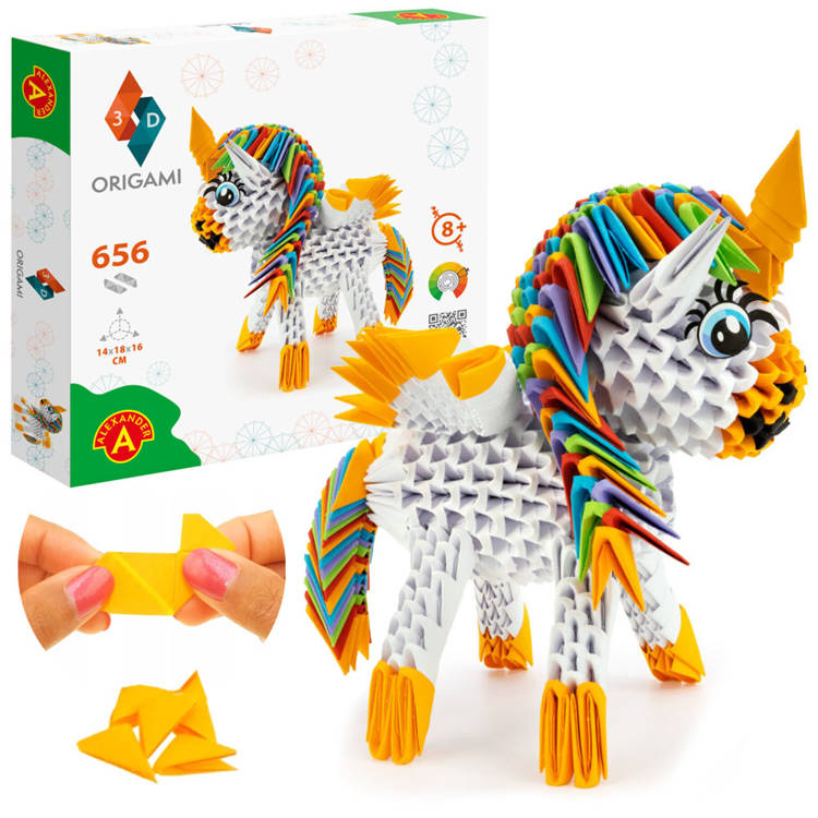 E-shop Alexander kreatívny Origami 3D Jednorožec 2556