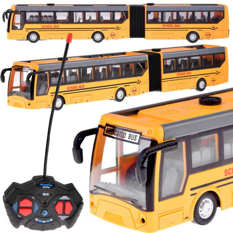 E-shop Autobus školský mestský kĺbový ovládaný pomocou diaľkového ovládania