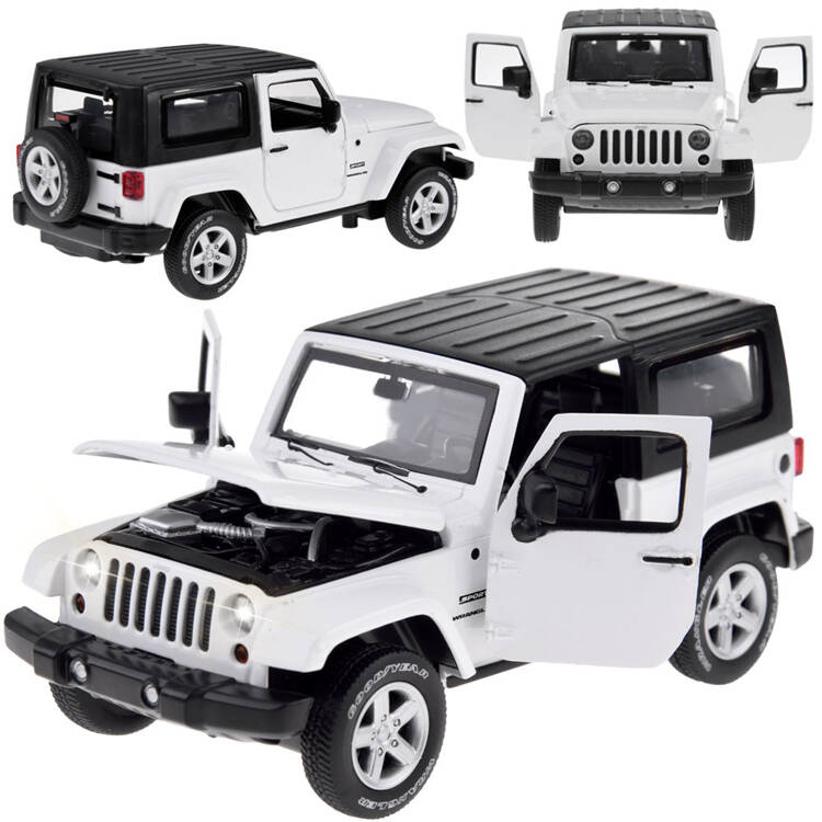 Elektrické autíčko Jeep Wrangler kovové 1:32