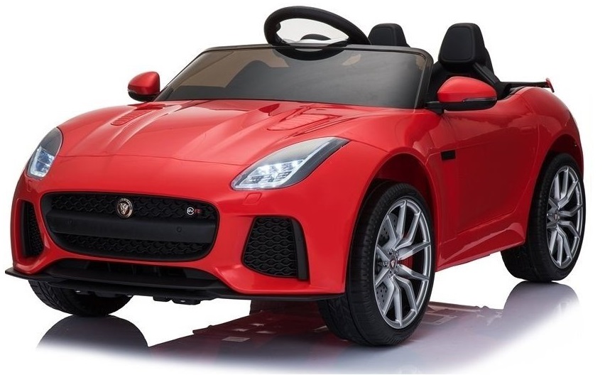 E-shop Elektrické autíčko Jaguar F-Type lakované červené