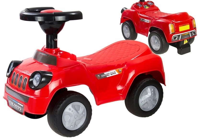 Auto na pojazde pre batoľatá Cicí šport červené