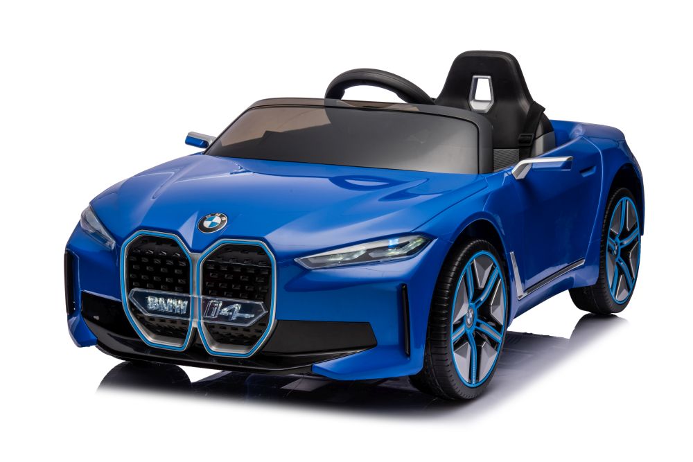 Elektrické autíčko BMW I4 modré 4x4