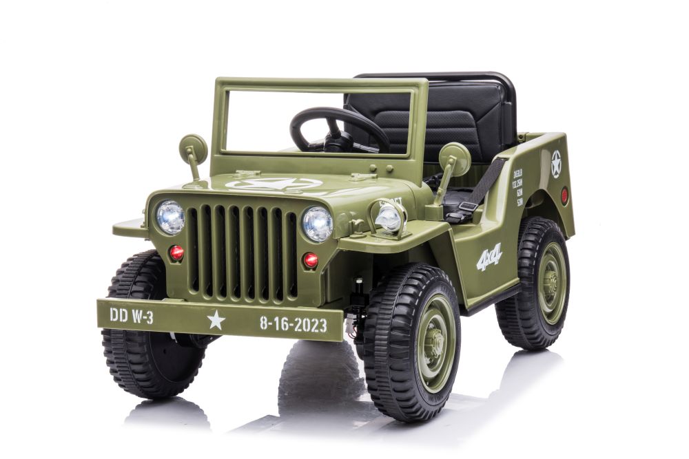 mamido Elektrické autíčko JH-103 v olivovo zelenej 4x4