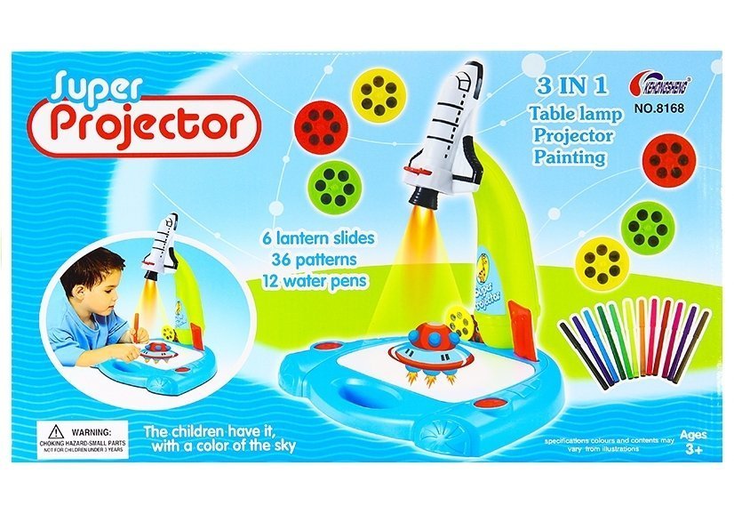 mamido Projektor Raketka na Maľovanie 36 Obrázkov