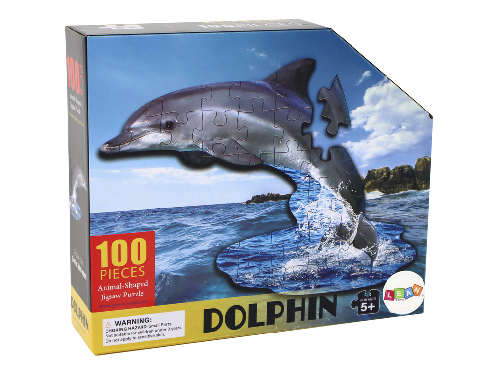 E-shop Puzzle 100 dielov s motívom delfína Morské zvieratá