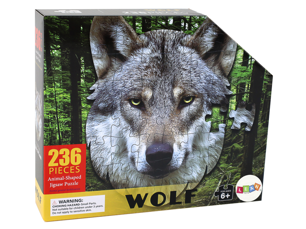 E-shop Puzzle 236 dielov Motív Hlava vlka Divoké zvieratá