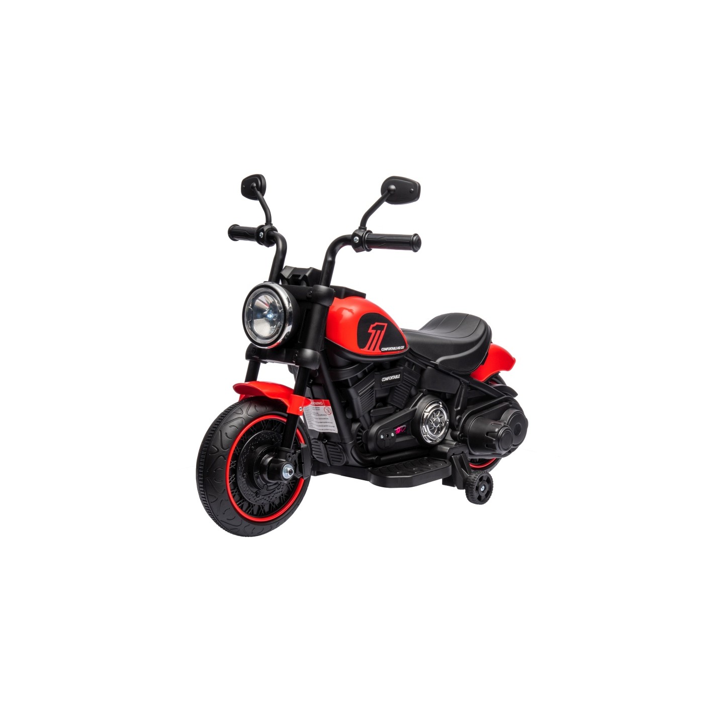E-shop Detská elektrická motorka Chopper Faster červená