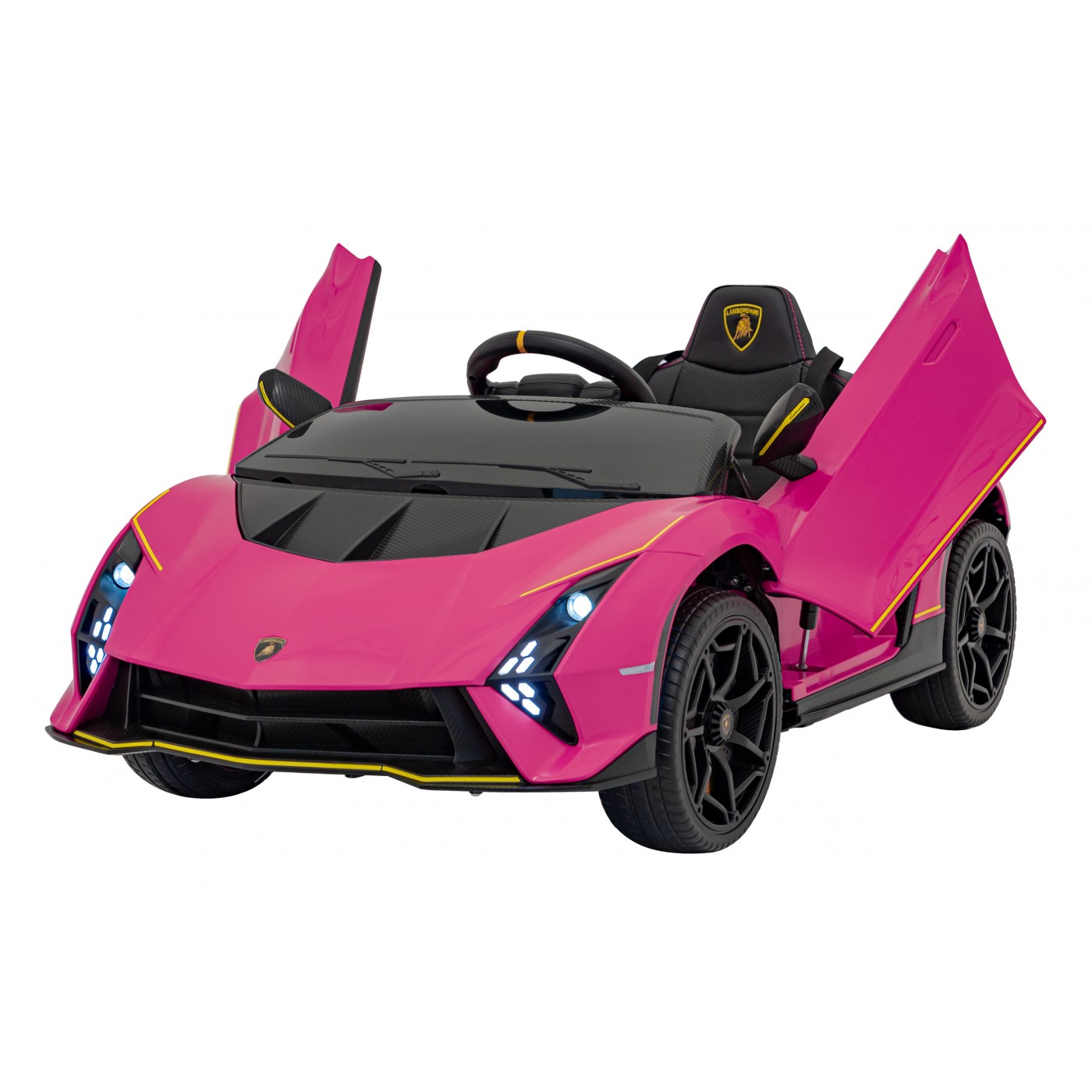 Detské elektrické autíčko Lamborghini Invencible ružové