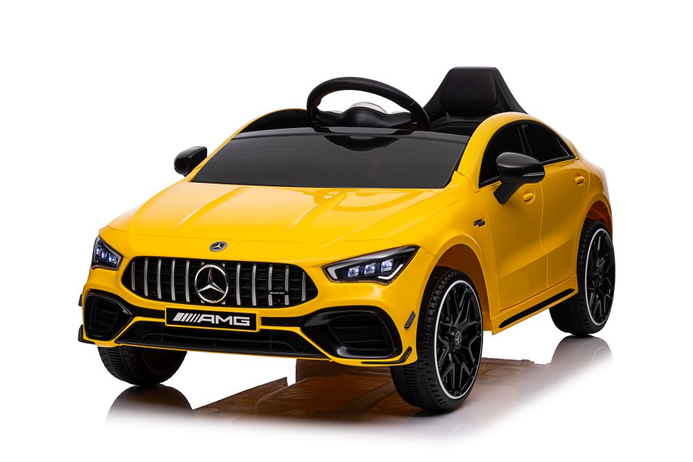Elektrické autíčko Mercedes CLA 45s AMG 4x4 žlté