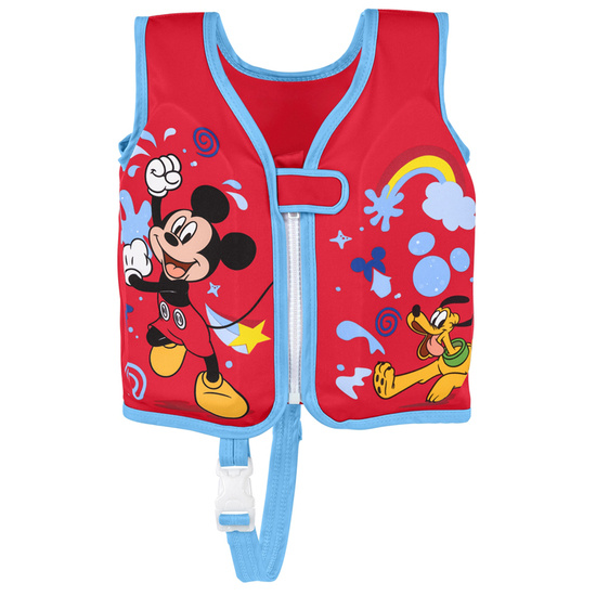 Plavecká vesta Bestway S/M Mickey Mouse 9101D červená