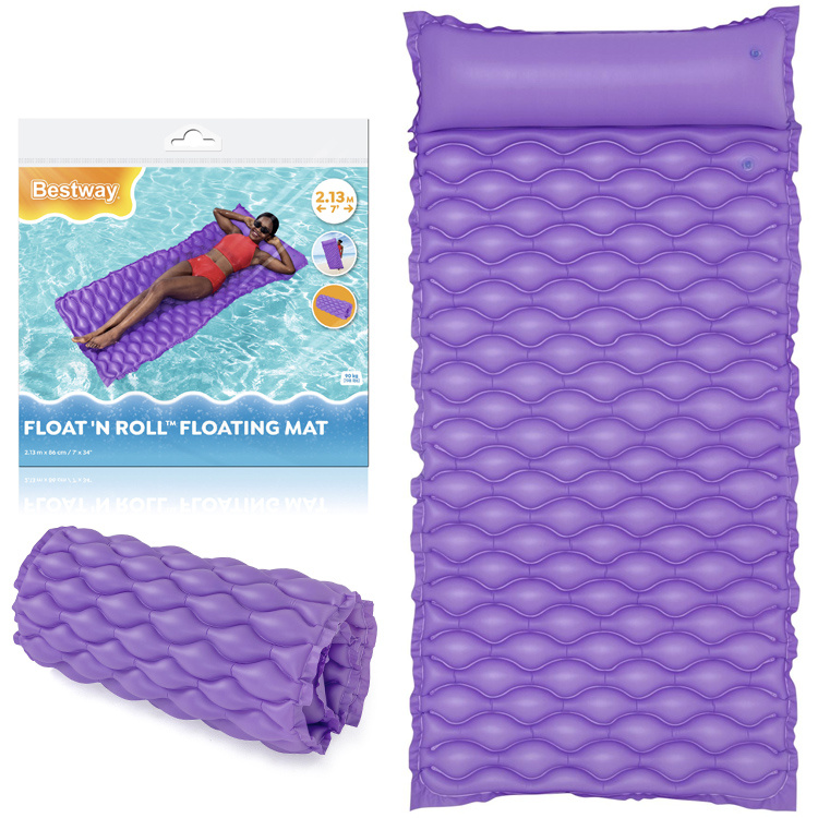mamido Nafukovací matrac Bestway 213 cm 44020 fialový
