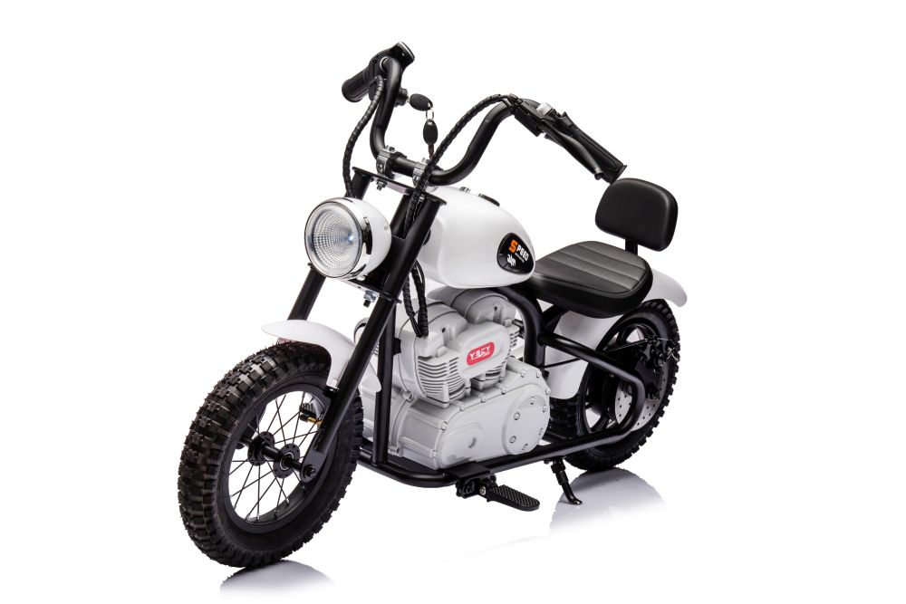 Elektrická motorka A9902 36V 350W biela