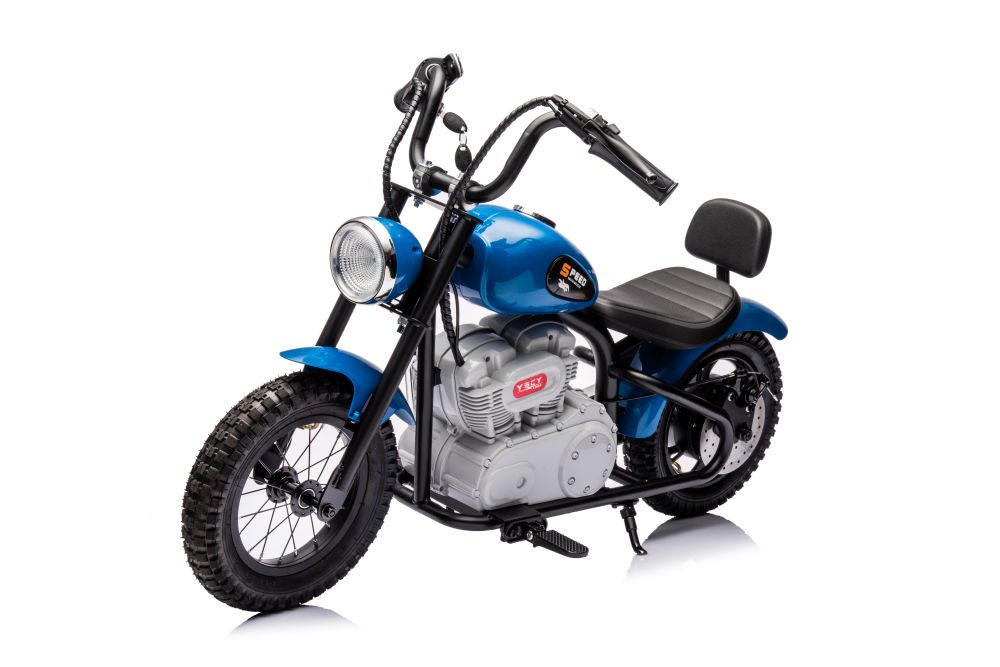 Elektrická motorka A9902 36V 350W modrá