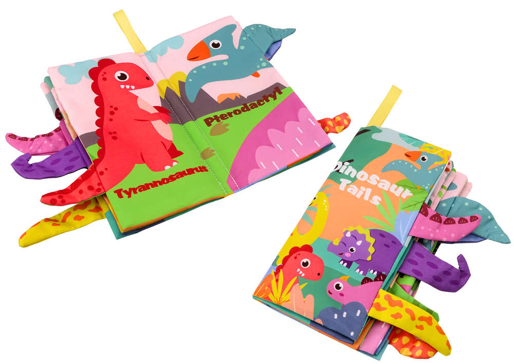 mamido Farebná mäkká knižočka šuštiace zvieratká a dinosaury