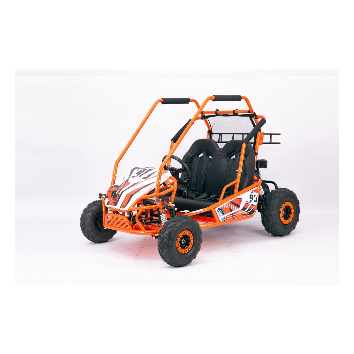 Detské benzínové autíčko Buggy LUCKY SEVEN oranžové