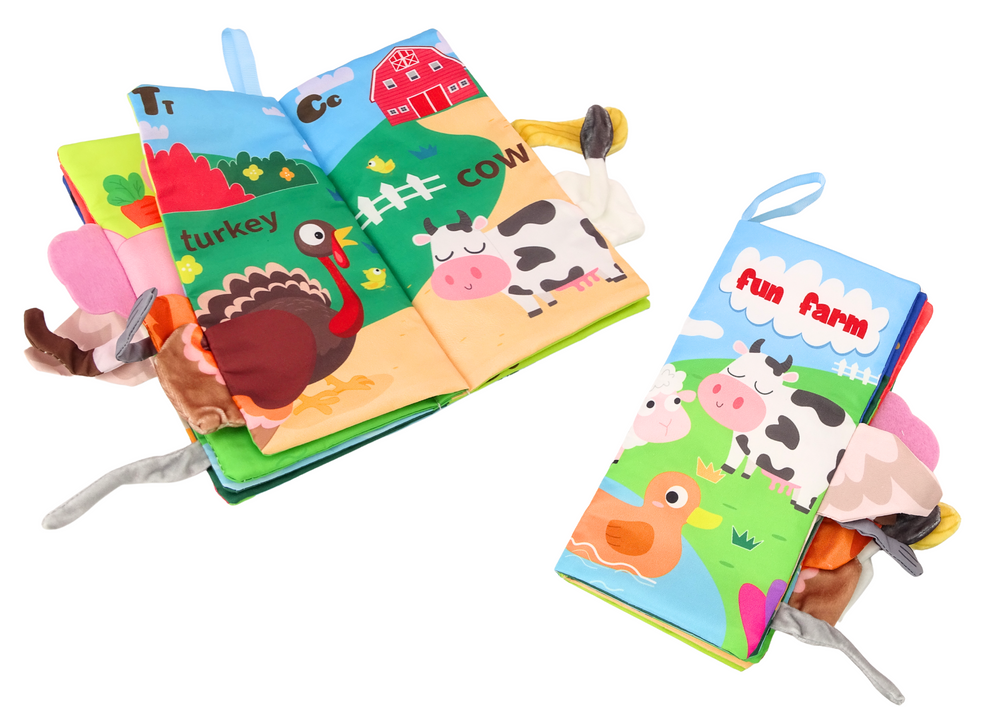 mamido Mäkká vzdelávacia šuštiaca knižka Domáce zvieratká