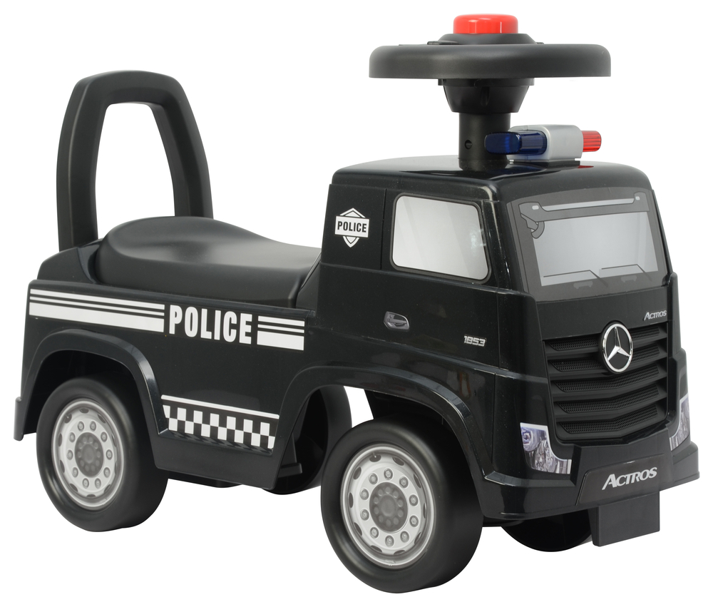 mamido Odrážadlo Mercedes Actros Polícia 3316A čierne
