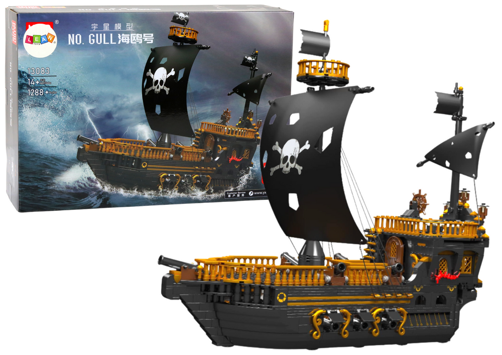 Pirátska loď stavebnice 1288 dielikov