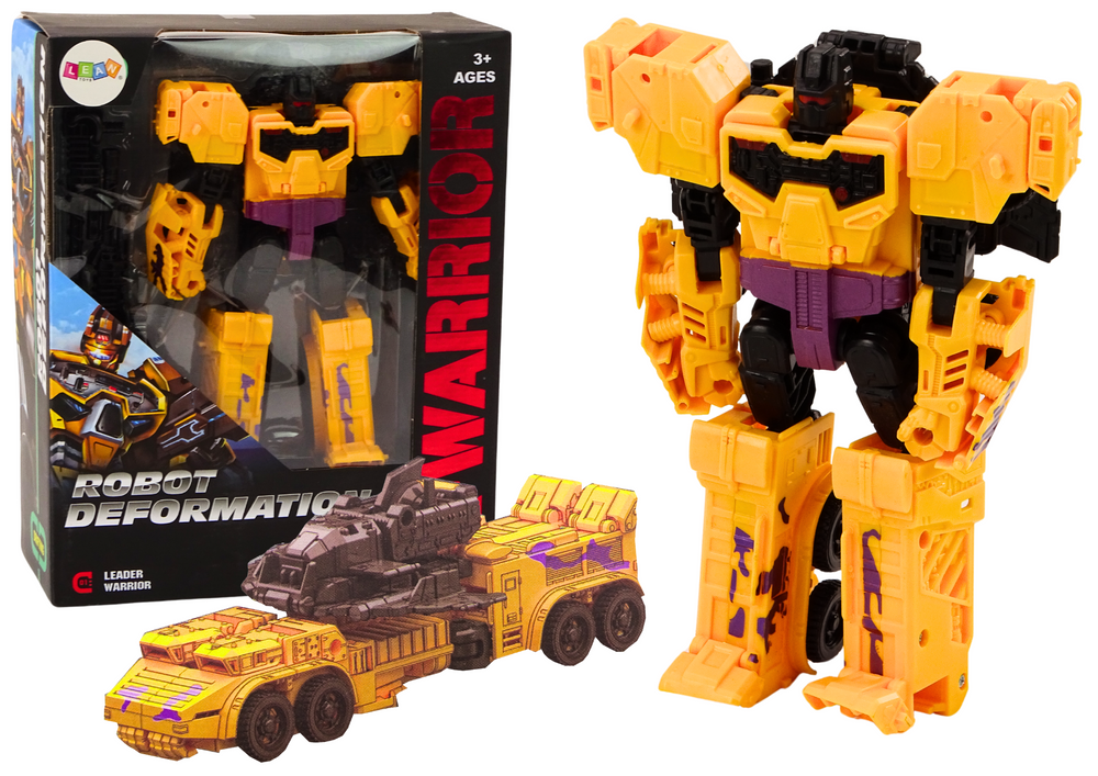 mamido Robotický tank so zbraňou 2v1 Transformácia X-Warrior žltý