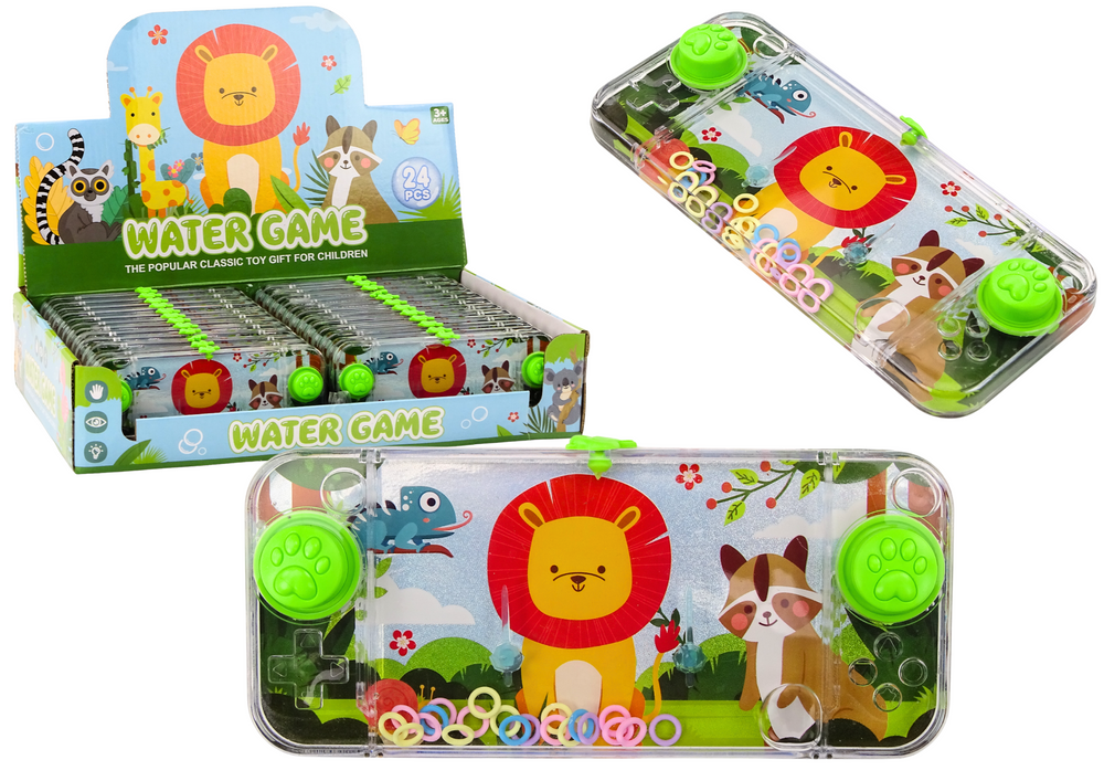 mamido Vodná šikovnosť hra konzola zelená lev tlačidla krúžky