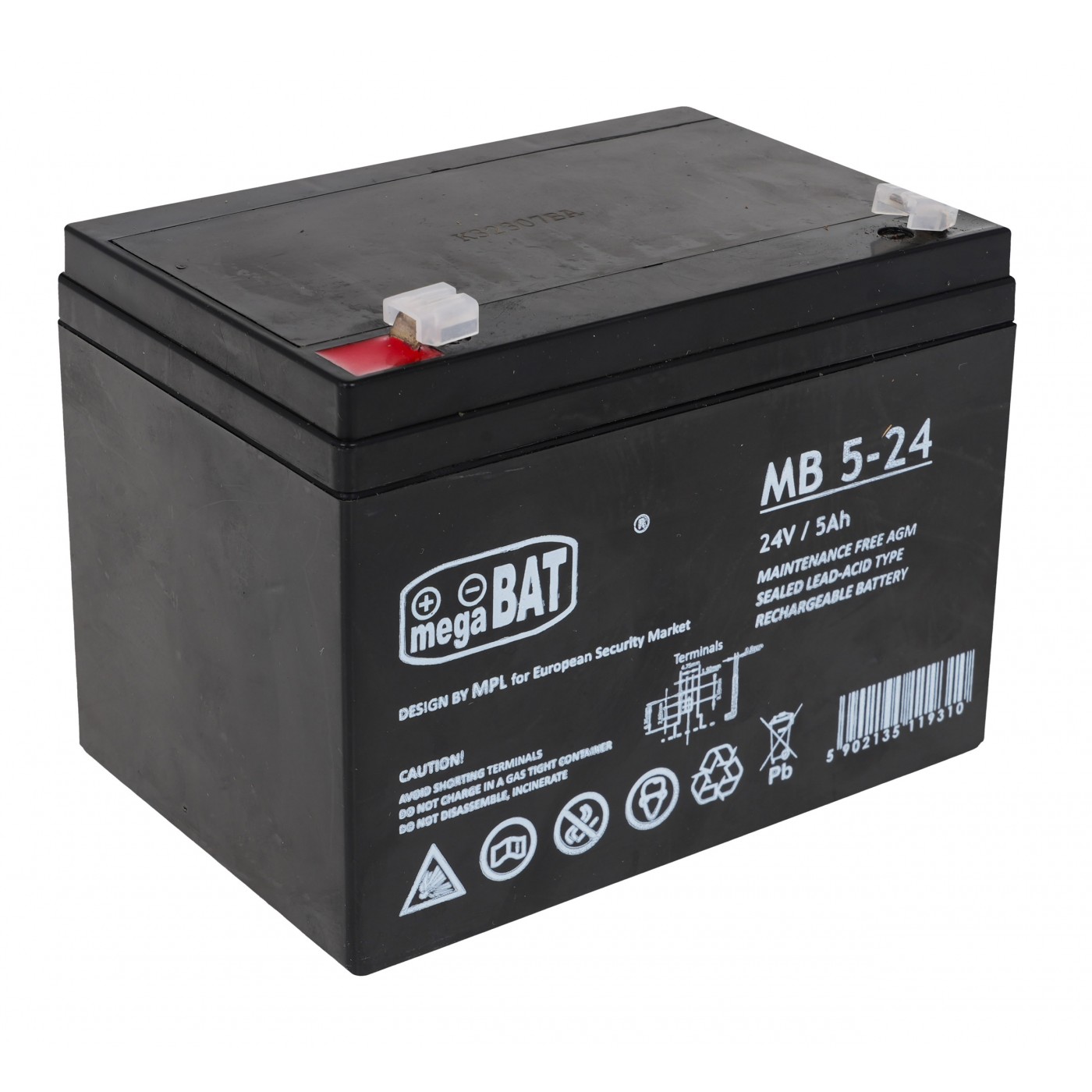 Gélová batéria 24V 5Ah