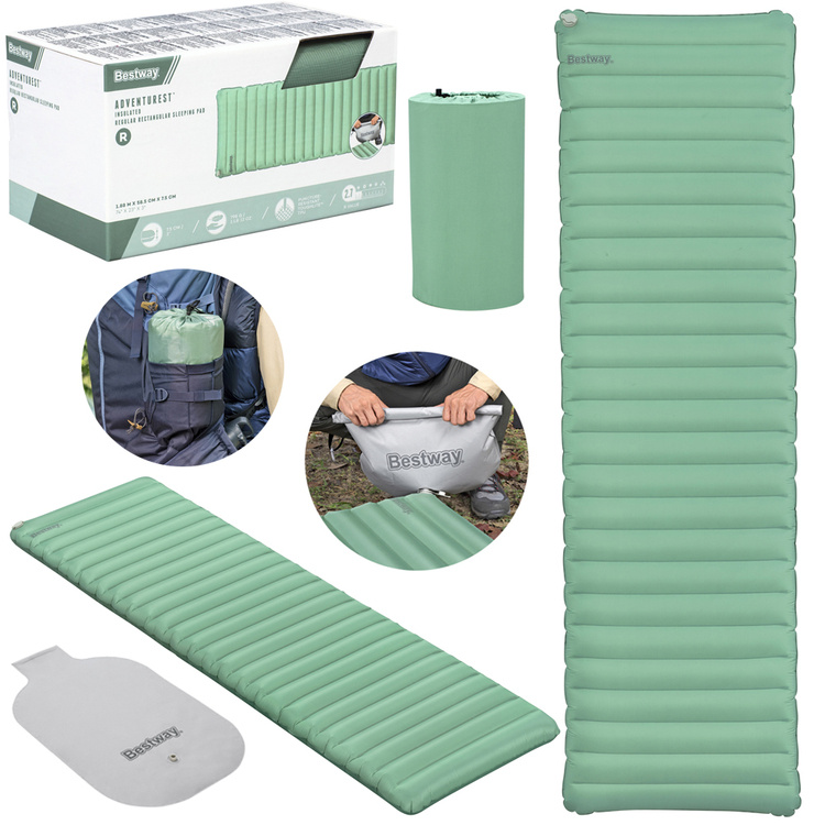 mamido Bestway nafukovacia karimatka matraca AdventuRest 188 x 58,5 x 7,5 cm