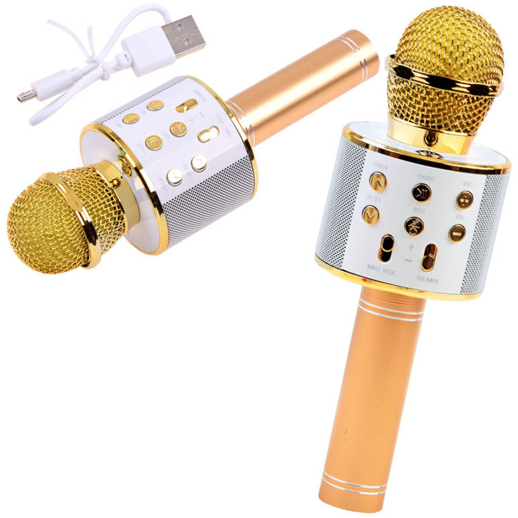mamido Bezdrôtový karaoke mikrofón so reproduktorom