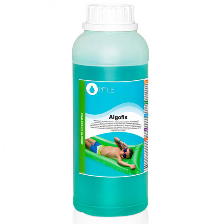mamido NTCE baktericídny a algicídny roztok do bazénov Algofix 1L