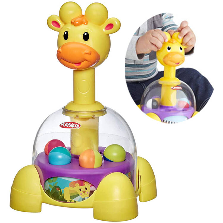 mamido PlaySkool hračka točiaci káča Žirafa s guličkami od Hasbro