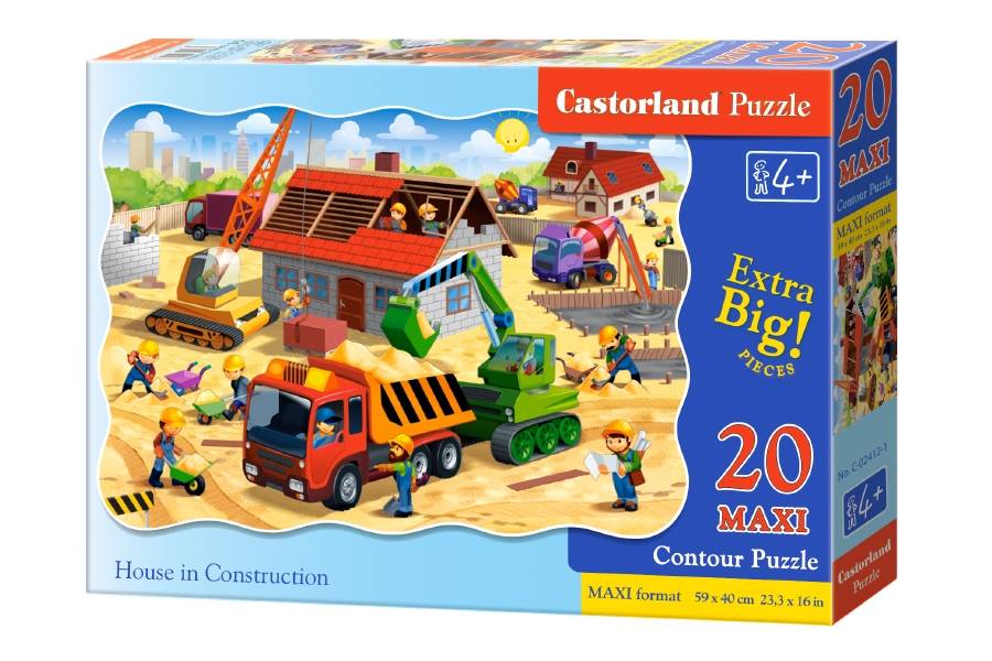 mamido Puzzle 20 dielikov MAXI Stavenisko