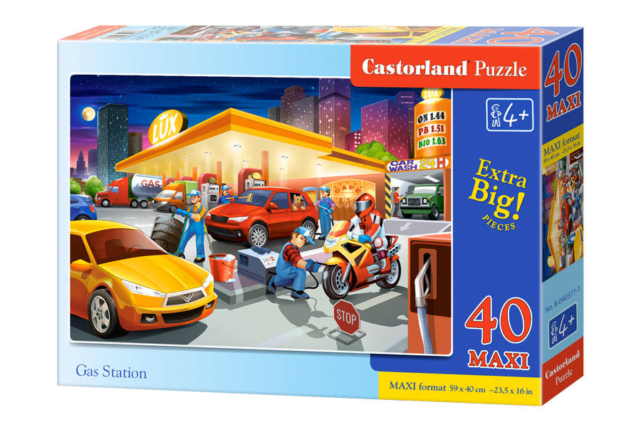 mamido Puzzle 40 dielikov MAXI čerpacej stanice