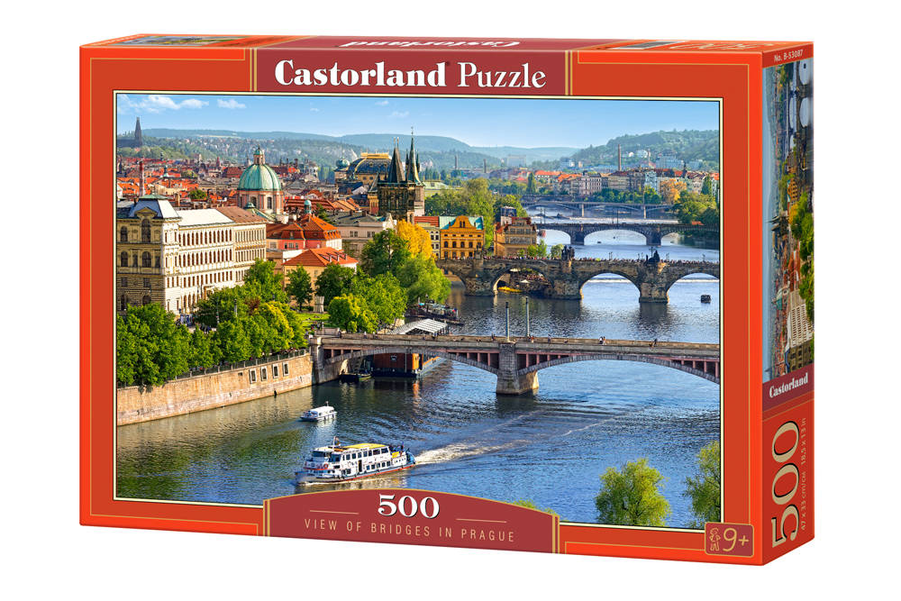 mamido Puzzle 500 dielikov Pohľad na mosty v Prahe