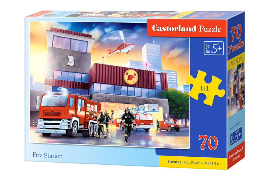Puzzle 70 dielikov Hasičská stanica
