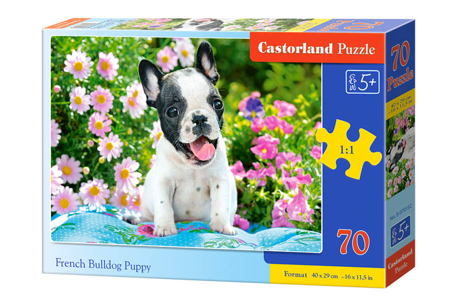mamido Puzzle 70 dielikov Šteňa francúzskeho buldočka